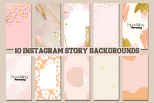 Load image into Gallery viewer, Instagram Story Backgrounds, Pink Abstract, Instagram Background, Instagram Stories, Story Background, Digital Paper, Digital Wallpaper

