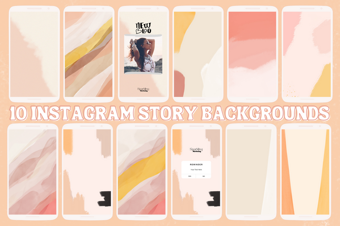 Colorful Modern Art Instagram Story Backgrounds