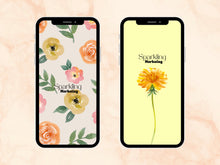 Load image into Gallery viewer, 10 Digital Wallpapers: Spring Floral Aesthetic, Phone Wallpaper, Phone Background, iPhone Wallpaper, iPhone Background, Digital Download
