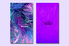 Load image into Gallery viewer, 10 Moody Purple Botanical Neon Instagram Story Backgrounds
