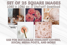 Load image into Gallery viewer, Rose Gold Aesthetic Instagram Highlight Covers
