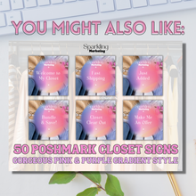 Load image into Gallery viewer, Poshmark Signs Bundle // Bright Boho Closet Dividers

